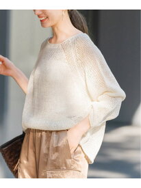 【SALE／30%OFF】≪追加≫LINEN CORD ニット 2 FRAMeWORK フレームワーク トップス ニット イエロー ピンク ブラウン ホワイト【RBA_E】【送料無料】[Rakuten Fashion]