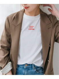 【SALE／20%OFF】《追加》メッセージロゴTシャツ Spick & Span スピックアンドスパン トップス カットソー・Tシャツ ブルー ブラック レッド【RBA_E】【送料無料】[Rakuten Fashion]