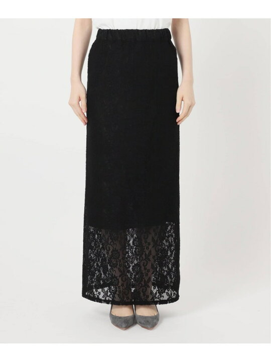 楽天市場】【SALE／30%OFF】2wayストレッチレーススカート NOBLE  