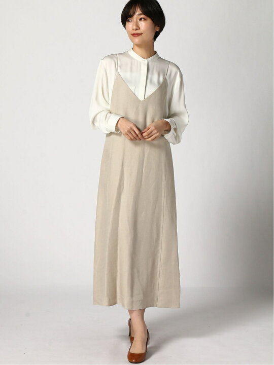 楽天市場】【SALE／60%OFF】リネンパネルキャミワンピース Spick  