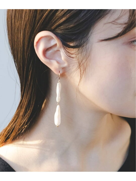 楽天市場】MIHOKO SAKAI/ミホコサカイ フェザーパールピアス NOBLE 