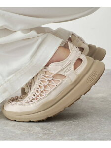 KEEN / �L�[�� UNEEK WK Spick & Span �X�s�b�N�A���h�X�p�� �V���[�Y�E�C �T���_�� �x�[�W�� �u���b�N�y���������z[Rakuten Fashion]