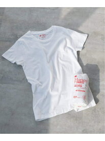 HANES / ヘインズ 2P Japan Fit for HER クルーネックTシャツ HW5310 Spick & Span スピックアンドスパン トップス カットソー・Tシャツ ホワイト[Rakuten Fashion]