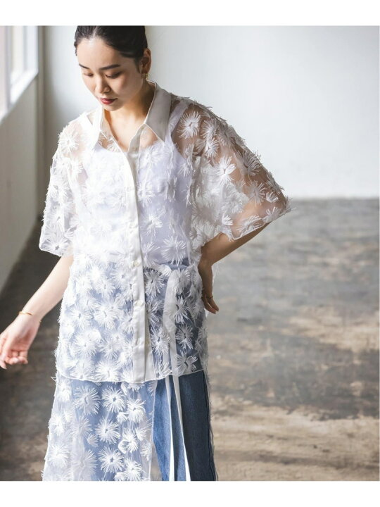楽天市場】【SALE／30%OFF】PROVOKE/プロヴォーク チュールフラワー 