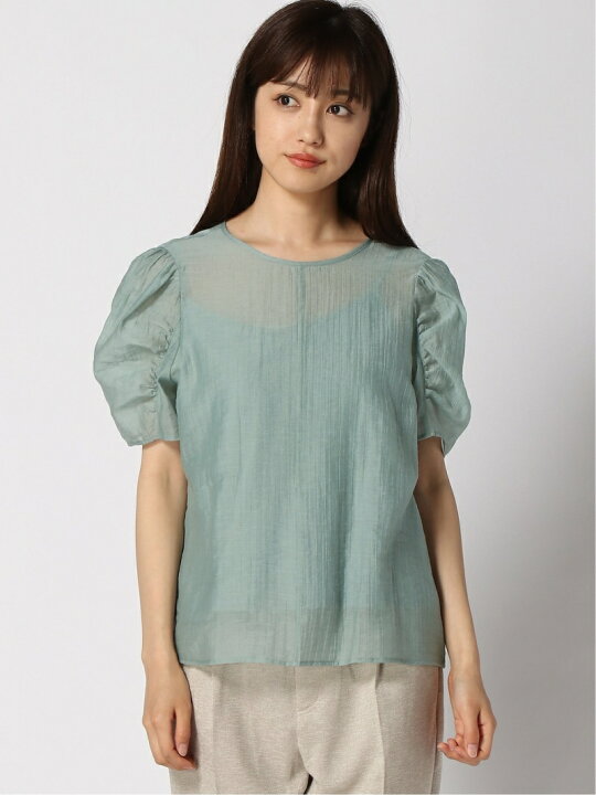 楽天市場】【SALE／60%OFF】シアーパフスリーブブラウス Spick & Span 