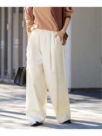 ワイドチノパンツ FRAMeWORK フレームワーク パンツ チノパンツ ベージュ【送料無料】[Rakuten Fashion]