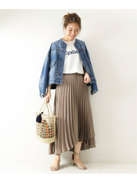 楽天市場】【SALE／60%OFF】サテンラッププリーツスカート Spick  