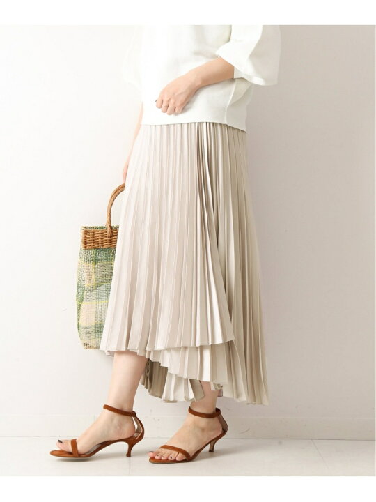 楽天市場】【SALE／60%OFF】サテンラッププリーツスカート Spick  