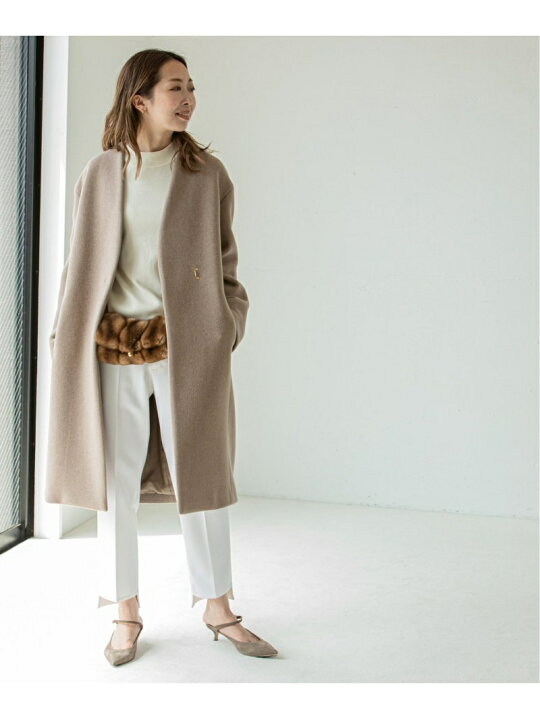 楽天市場】【SALE／50%OFF】MTRウールカシミヤ Vカラーコート NOBLE  