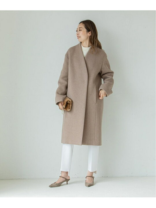 楽天市場】【SALE／50%OFF】MTRウールカシミヤ Vカラーコート NOBLE 