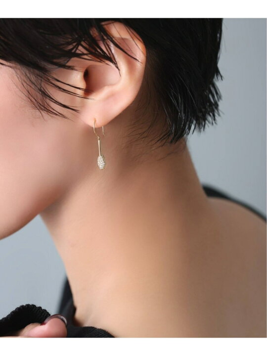 楽天市場】リファインドダイヤパヴェピアス K18(両耳) Lilas スピック 