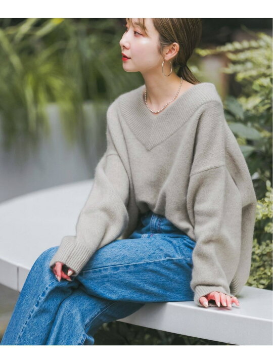 楽天市場】【SALE／30%OFF】《追加》YAK/ヤク ワイドVネックニット 3 