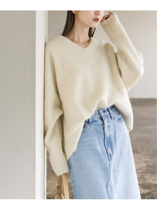楽天市場】【SALE／30%OFF】《追加》YAK/ヤク ワイドVネックニット 3 