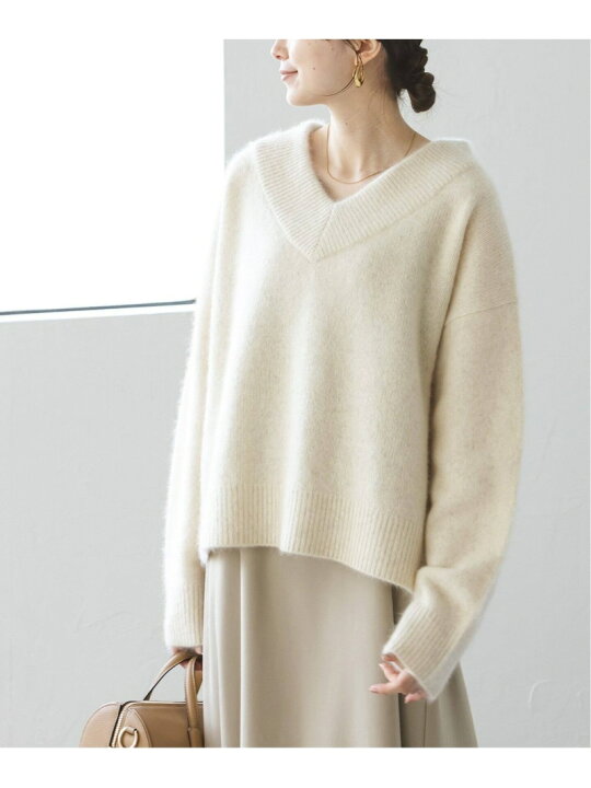 楽天市場】【SALE／30%OFF】《追加》YAK/ヤク ワイドVネックニット 3 