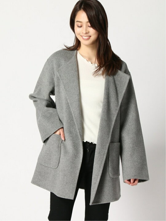 楽天市場】【SALE／40%OFF】ノーカラーリバーコート Spick & Span 