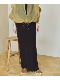 HOWIECLOTHING*FRAMeWORKニットスカート FRAMeWORK フレームワーク スカート ロング・マキシスカート ブラック ワインレッド【送料無料】[Rakuten Fashion]