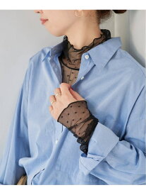 《予約》ドットチュールプルオーバー Spick & Span スピックアンドスパン トップス カットソー・Tシャツ ブラック ホワイト【先行予約】*【送料無料】[Rakuten Fashion]