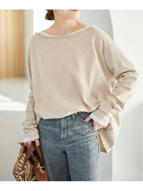 【SALE／30%OFF】《WEB限定 / 追加》コットンスラブクルーネックプルオーバー Spick & Span スピックアンドスパン トップス カットソー・Tシャツ ベージュ ピンク【RBA_E】【送料無料】[Rakuten Fashion]
