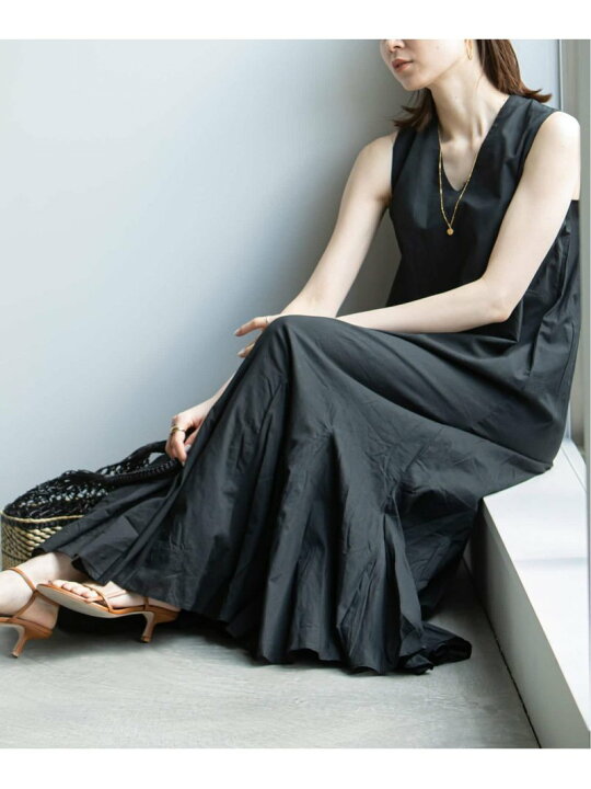 MARIHA マリハ 夏の月影のドレス ワンピースカーキ色 