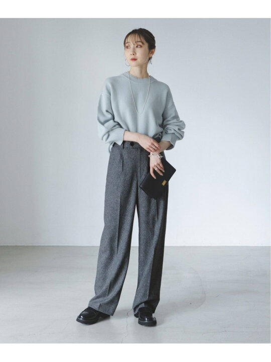 楽天市場】【SALE／30%OFF】トップツイード2WAYヘムタックパンツ NOBLE