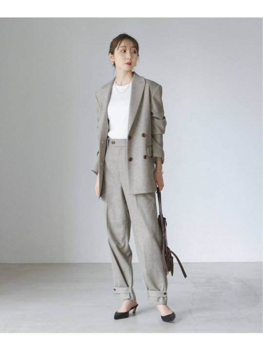 楽天市場】【SALE／30%OFF】トップツイード2WAYヘムタックパンツ NOBLE