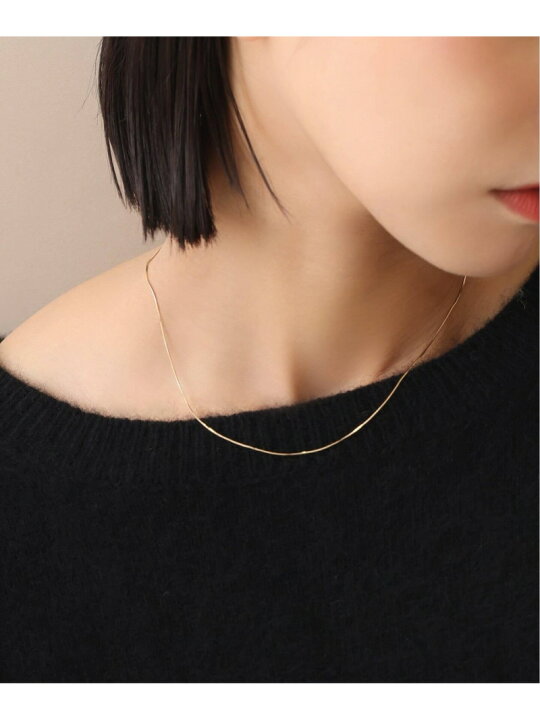 楽天市場】コンパクトチェーン38cmネックレス K10 Lilas スピック 
