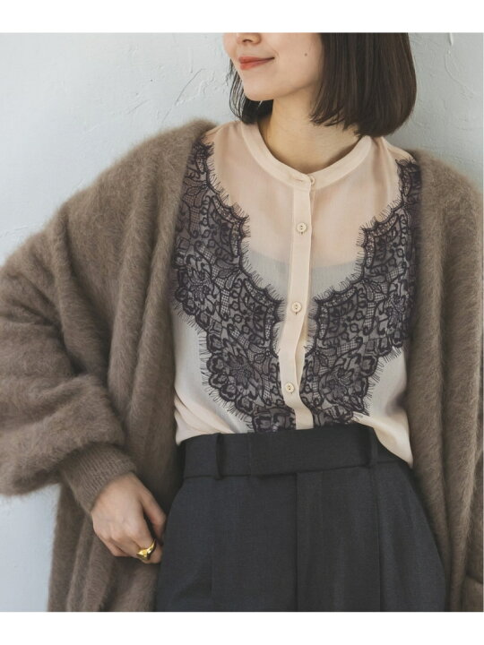 楽天市場】【SALE／30%OFF】リバーレーストリミングシフォンブラウス  