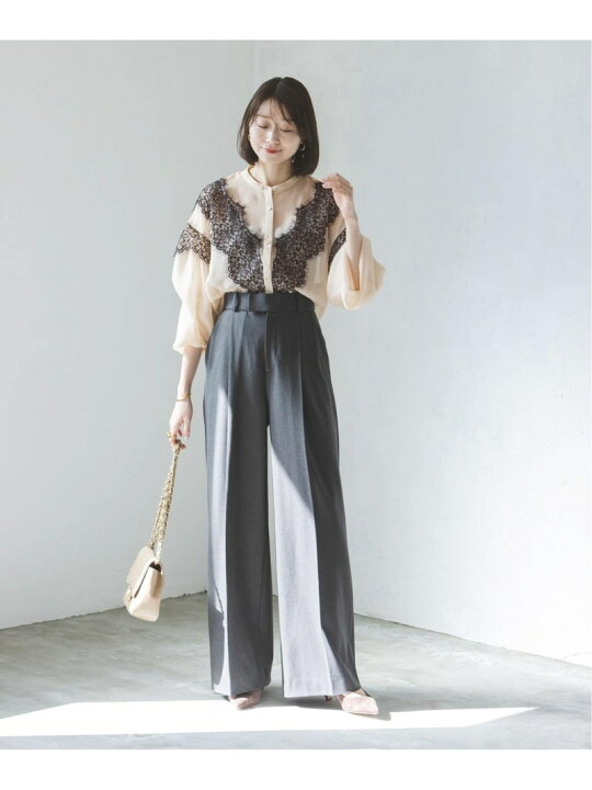 楽天市場】【SALE／30%OFF】リバーレーストリミングシフォンブラウス  