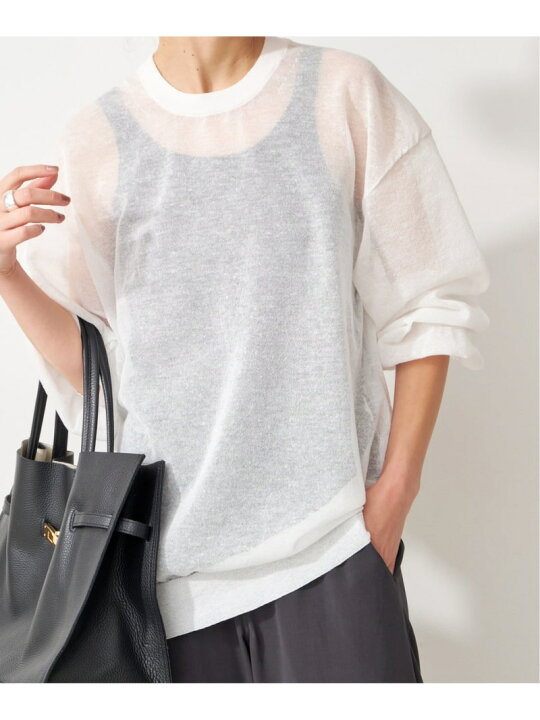 楽天市場】シアーニットボリュームスリーブプルオーバー Spick & Span 