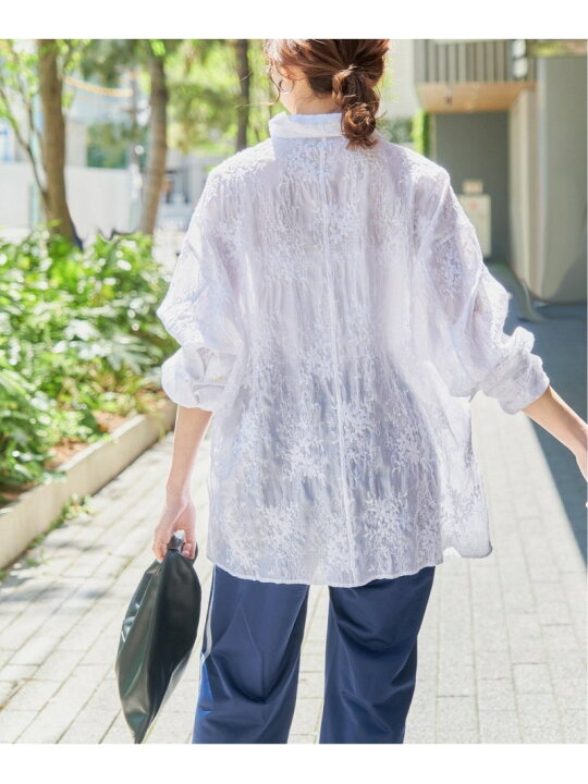 楽天市場】【SALE／30%OFF】シアーエンブロイダリーシャツ Spick 