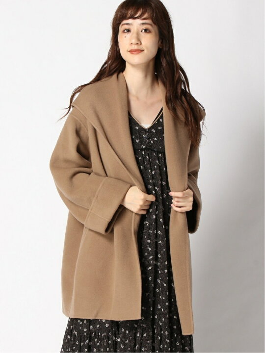 楽天市場】【SALE／50%OFF】ダブルモッサリバーフーディーガウンコート  