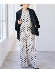 �s�ʒ� / �\��tne Quittez pas / �k�L�e�p Cotton Dobby Stripe Flower Print Al* Spick & Span �X�s�b�N�A���h�X�p�� �I�[���C�������E�I�[�o�[�I�[�� �I�[���C�������E�Ȃ� �x�[�W�� �u���b�N�y��s�\��z*
