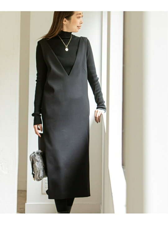 楽天市場】【SALE／50%OFF】T/WダブルクロスVネックワンピース NOBLE  