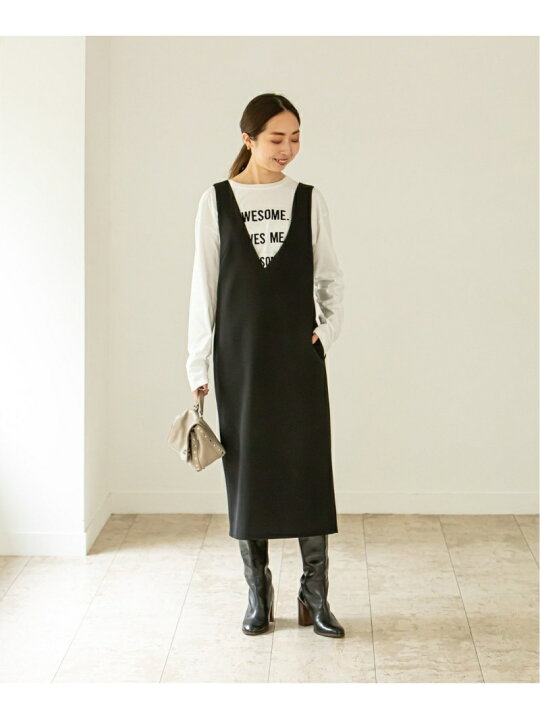 楽天市場】【SALE／50%OFF】T/WダブルクロスVネックワンピース NOBLE 