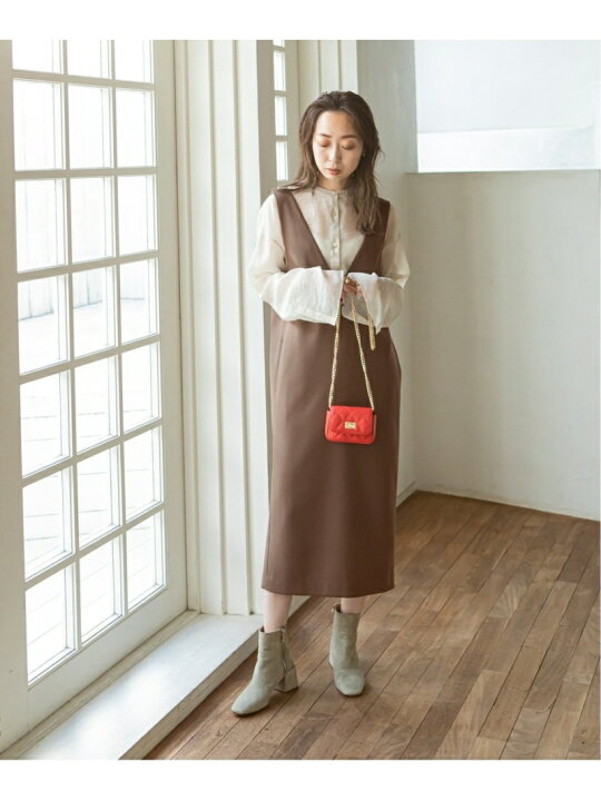 楽天市場】【SALE／50%OFF】T/WダブルクロスVネックワンピース NOBLE  