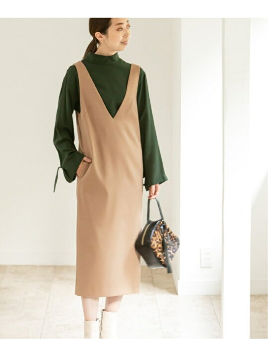 楽天市場】【SALE／50%OFF】T/WダブルクロスVネックワンピース NOBLE 