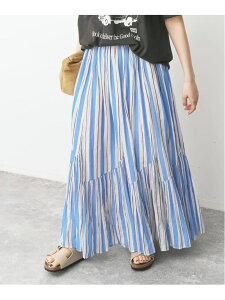 �s�ʒ��J���[�L / �\��tne Quittez pas CottonVoile StripeSlant Panel Skirt* Spick & Span �X�s�b�N�A���h�X�p�� �X�J�[�g �����O�E�}�L�V�X�J�[�g �p�[�v�� �u���[�y��s�\��z*�y���������z[Rakuten Fashion]
