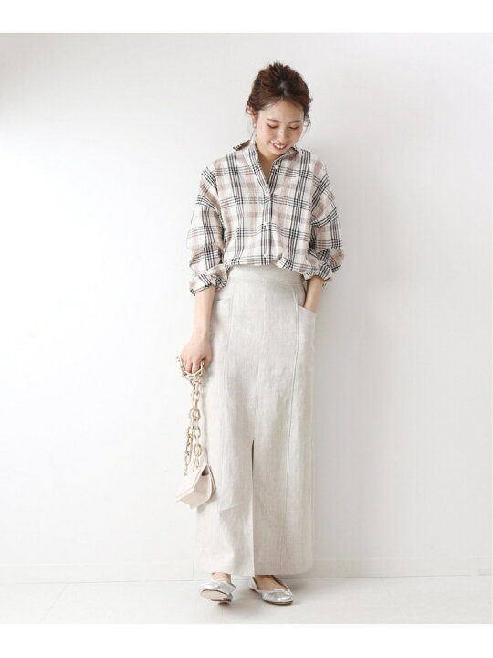 楽天市場】【SALE／50%OFF】DEVEAUX タータンチェック ワイドクロップ 
