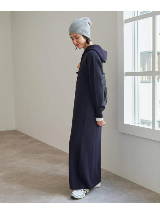 楽天市場】【SALE／30%OFF】フーテッド ニットロングワンピース Spick 
