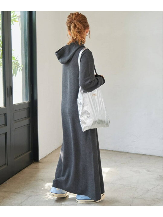 楽天市場】【SALE／30%OFF】フーテッド ニットロングワンピース Spick 