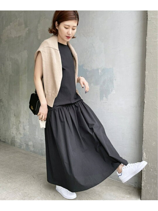 Spick & Span】ノースリティアードサッカーワンピース 楽天市場  