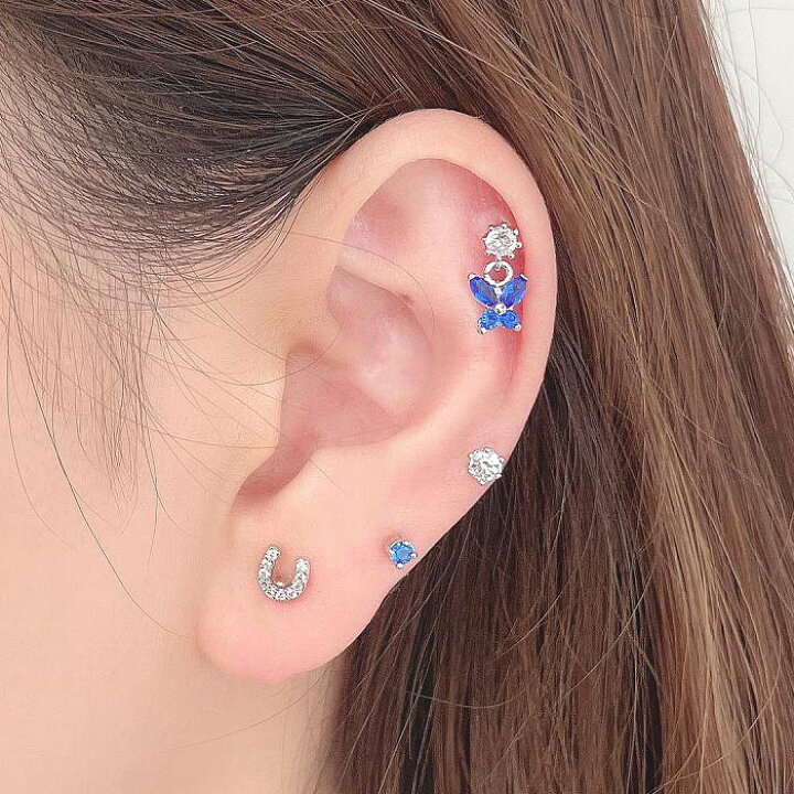 楽天市場】ボディピアス 軟骨ピアス ［14G 16G ］色鮮やかなカラーに目  