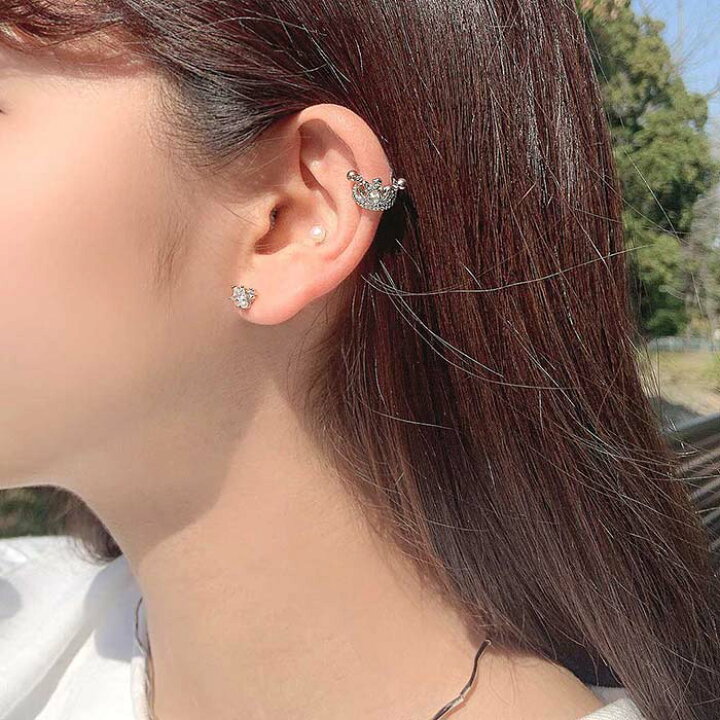 楽天市場 ボディピアス 軟骨ピアス 16g 印象的なアクセントに可愛い デザイン の効いた王冠 モチーフ クラウン Crown シールドバーベル ストレートバーベル ヘリックス ボディピアス 0915 ボディーピアス Spicylips