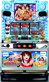 《家庭用パチスロ》キュインぱちすろ南国育ち　1st　vacation★オリンピア★ コイン不要機付き！ スロット 5号機 実機 ●