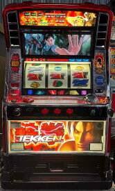 《家庭用パチスロ》鉄拳R★山佐★コイン不要機付き！4号機 スロット 実機 ●