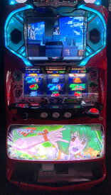 《家庭用パチスロ》マクロスフロンティア はじまりの歌、銀河に響け! ★SANKYO 三共★ コイン不要機付き! スロット 5号機 実機