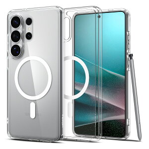 �y�����X�zSpigen Galaxy S26 �P�[�X Galaxy S26 Ultra Galaxy S26 Plus �P�[�X MagSafe�Ή� MIL�K�i�擾 �X�g���b�v�z�[�� 2�d�\�� �ϏՌ� �E���g���E�n�C�u���b�h�E�}�O�t�B�b�g �I���W�i���@�N���A�E�z���C