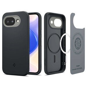 �y�����X�z�yMade for Google �����F��zSpigen Pixel 10a �P�[�X �i�m�|�b�v�E�}�O�t�B�b�g �u���b�N�E�Z�T�~ MagSafe�Ή� �ČRMIL�K�i �X�g���b�v�z�[���t�� �ϏՌ� ���߂̃t�` �M�Y���|���E���^�� 