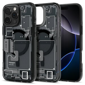 �y�����X�zSpigen iPhone�P�[�X iPhone 17Pro Max iPhone17Pro iPhoneAir iPhone17�@iPhone 17e iPhone 16 Pro iPhone 16e/16 15pro MagSafe�Ή� �X�g���b�v�z�[���t�� �ϏՌ��o���p�[ �E���g���E�n�C�u���b�h�E�}�O�t�B�b�g 