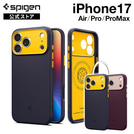 【4日20:00-11日1:59迄 クーポンで15％OFF】Spigen iPhone17 iPhone17Pro　iPhone17　MagSafe対応 マグネット搭載 ストラップホール 米軍MIL規格 マット ストラップホール カメラコントロールボタン対応 耐衝撃ナノポップ・マグフィット シュピゲン スマホ Phoneケース